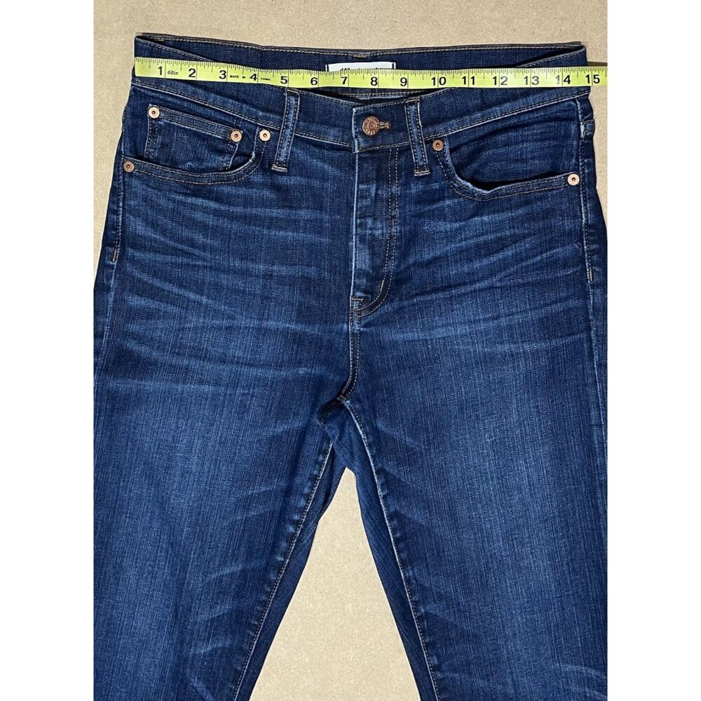 madewell Women’s Jeans Size 28 cali demi boot Mid Rise Blue Zipper Stretch - Picture 6 of 15